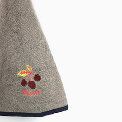 Patricia Kitchen Hanging Towel Cherry Grey