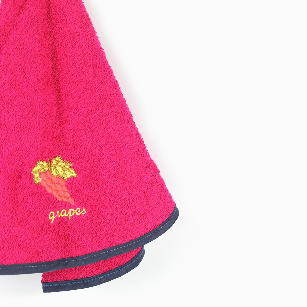 Patricia Kitchen Hanging Towel Fuchsia