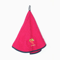 Patricia Kitchen Hanging Towel Fuchsia