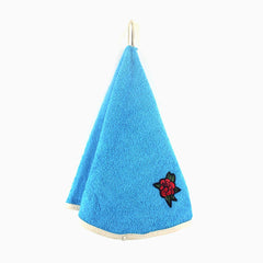 Patricia Kitchen Hanging Towel Royal Blue