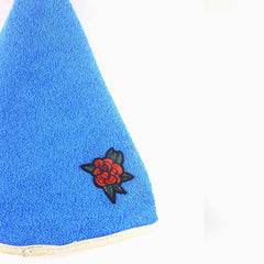 Patricia Kitchen Hanging Towel Royal Blue