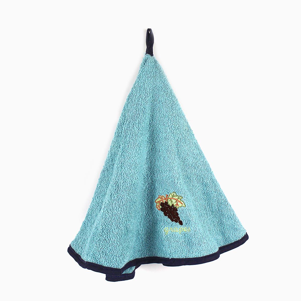 Patricia Kitchen Hanging Towel Turquoise