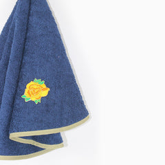 Patricia Kitchen Hanging Towel Yellow Floral Blue