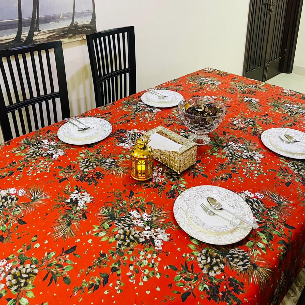 Perley Table Cloth Red