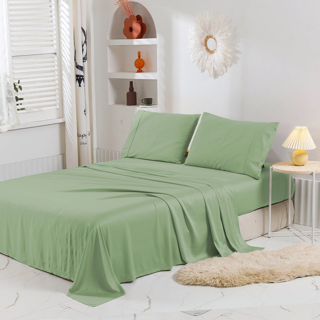 Pistachio 3 Pcs Bedding Set Green