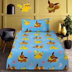 Pokemon Blue 2 Pcs Kids Bedding Set