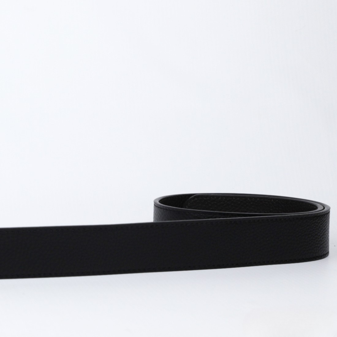 Premium Burberry Leather Belt Black