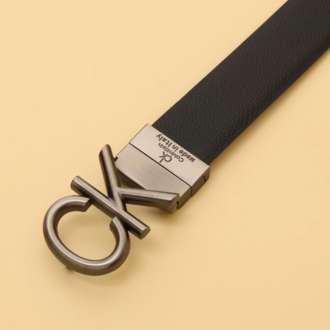 Premium CK Leather Belt Black