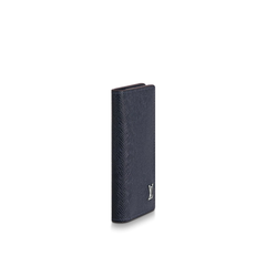 Premium LV Leather Card Holder Black ( Made in Italy)