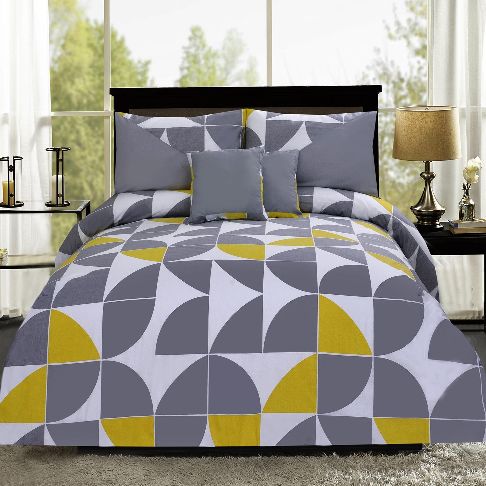 Pulp Grey 5 Pcs Bedding Set