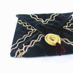 Quran Cover Embroidered Black