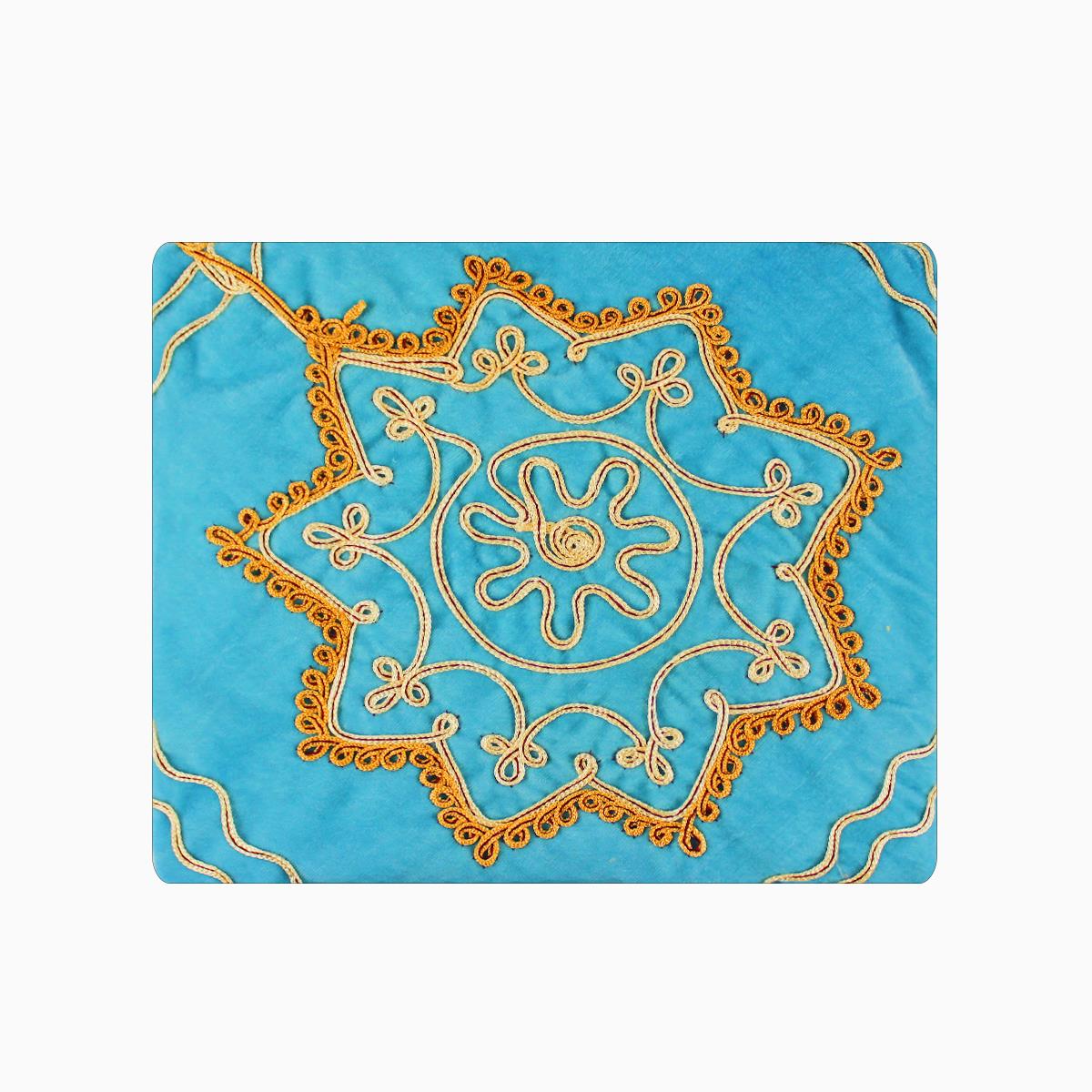 Quran Cover Embroidered Blue