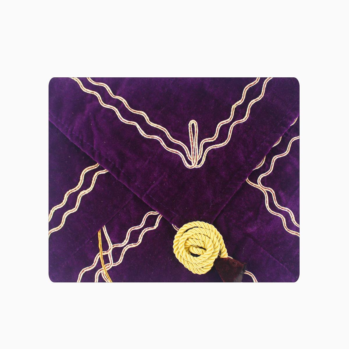 Quran Cover Embroidered Purple