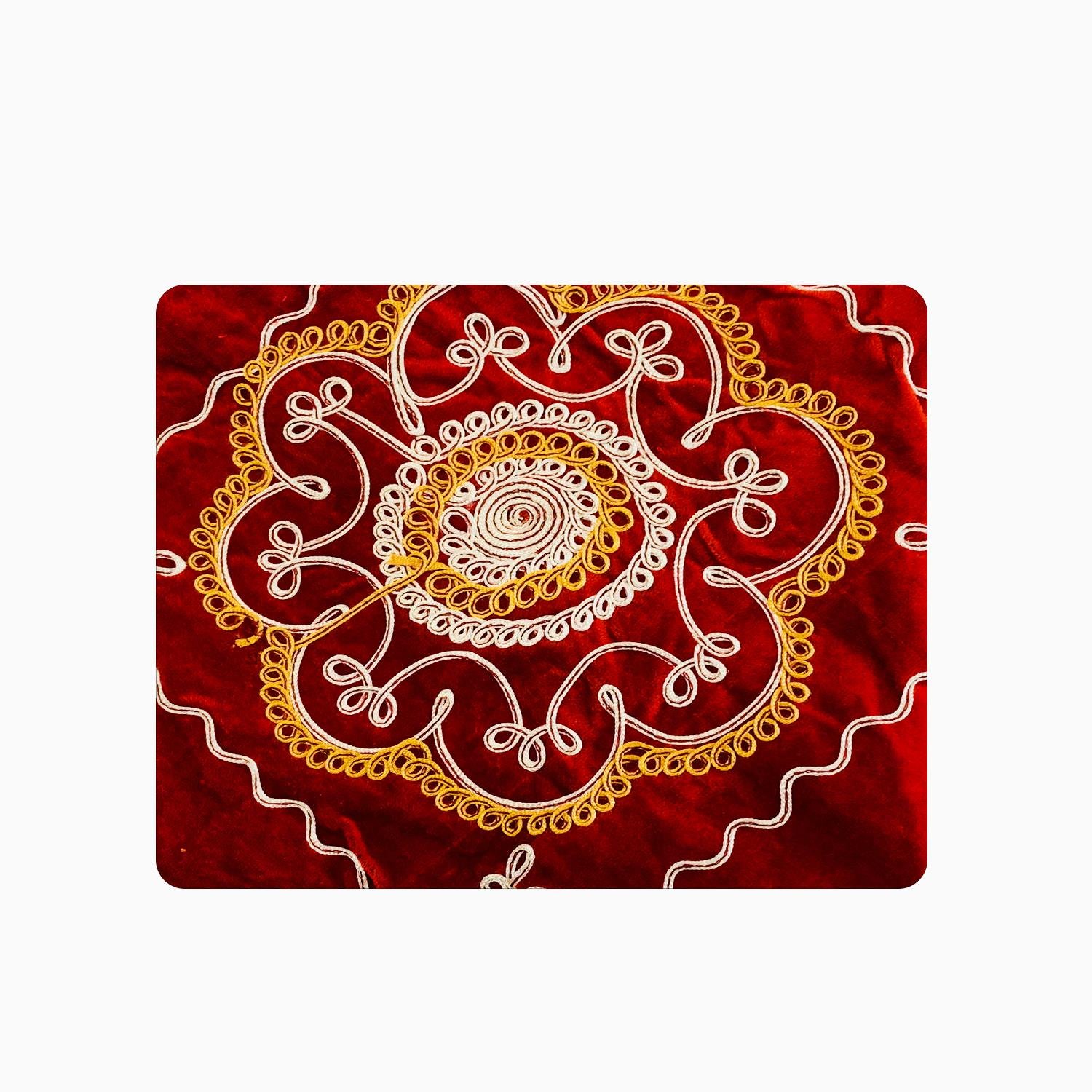 Quran Cover Embroidered Red