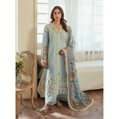 RIDA 3PC Unstitched Embroidered Suit