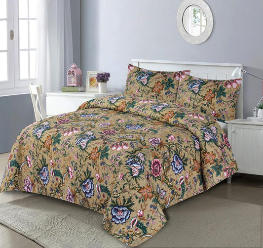 Ramsoul Floral 3 Pcs Bedding Set 1024