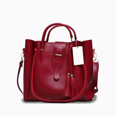 Rangoon 3 Pieces Handbag Maroon