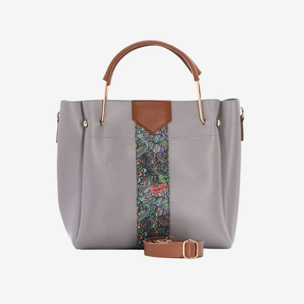 Rangoon 4 Pieces Handbag Grey