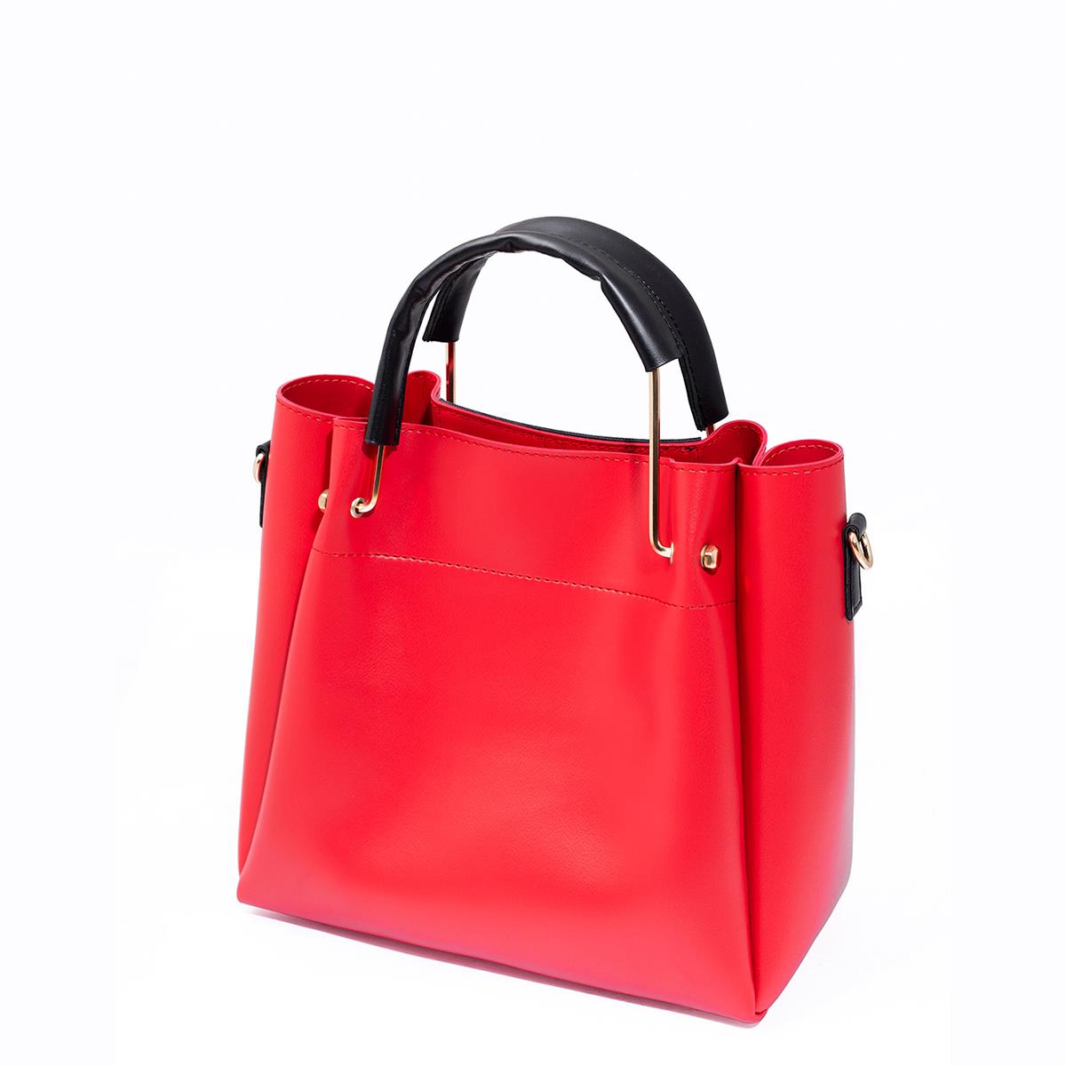 Rangoon Bloom Closet 3 Pieces Handbag Red