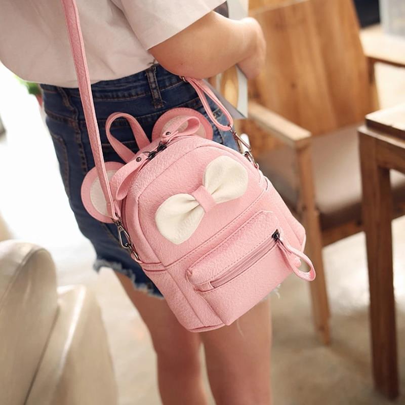 Rangoon Bow Mini Backpack Pink