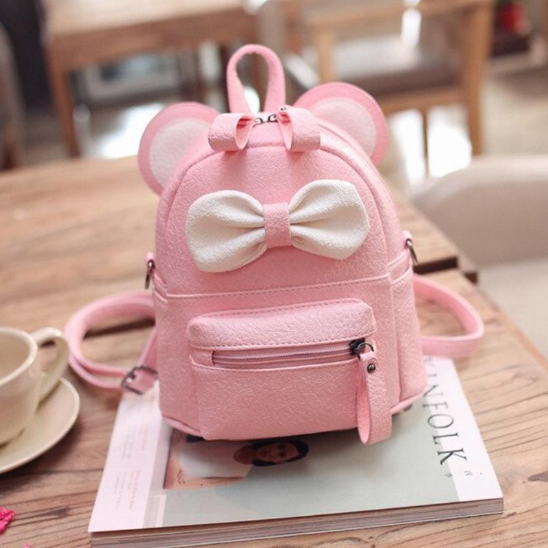 Rangoon Bow Mini Backpack Pink