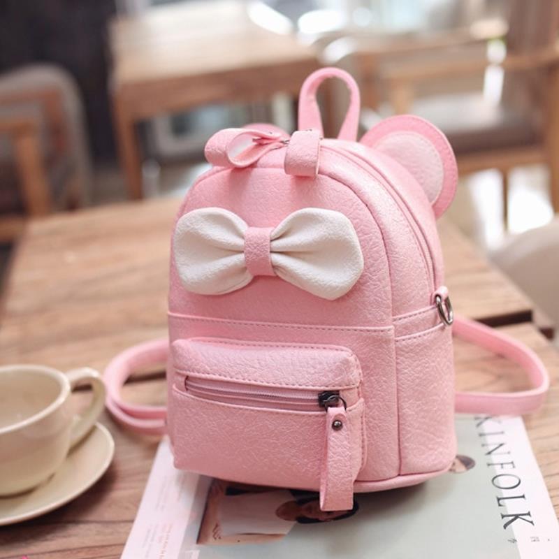 Rangoon Bow Mini Backpack Pink