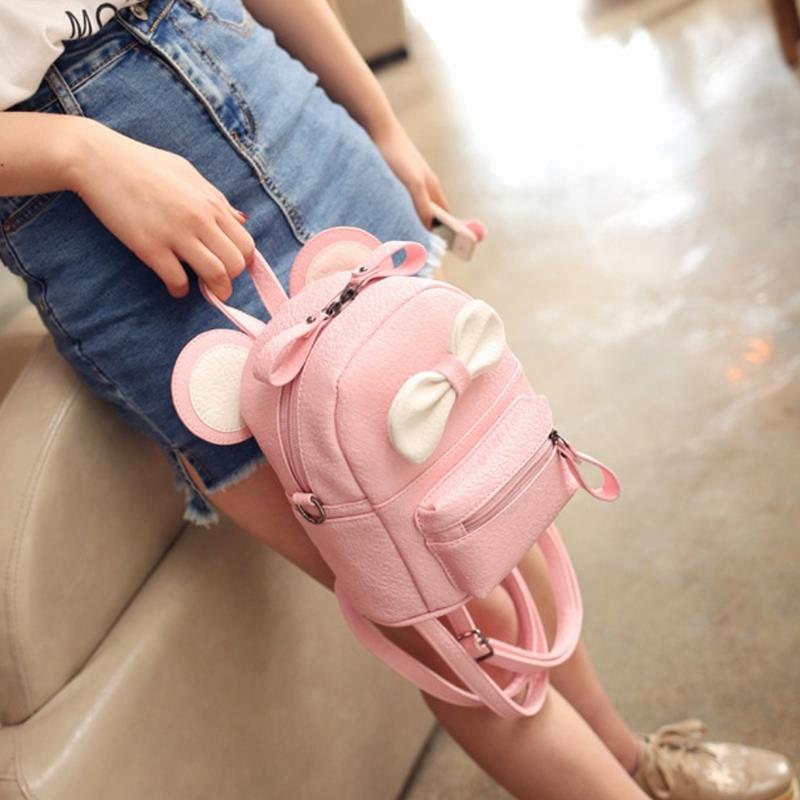 Rangoon Bow Mini Backpack Pink