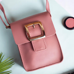 Rangoon Buckle Flip Bag Pink