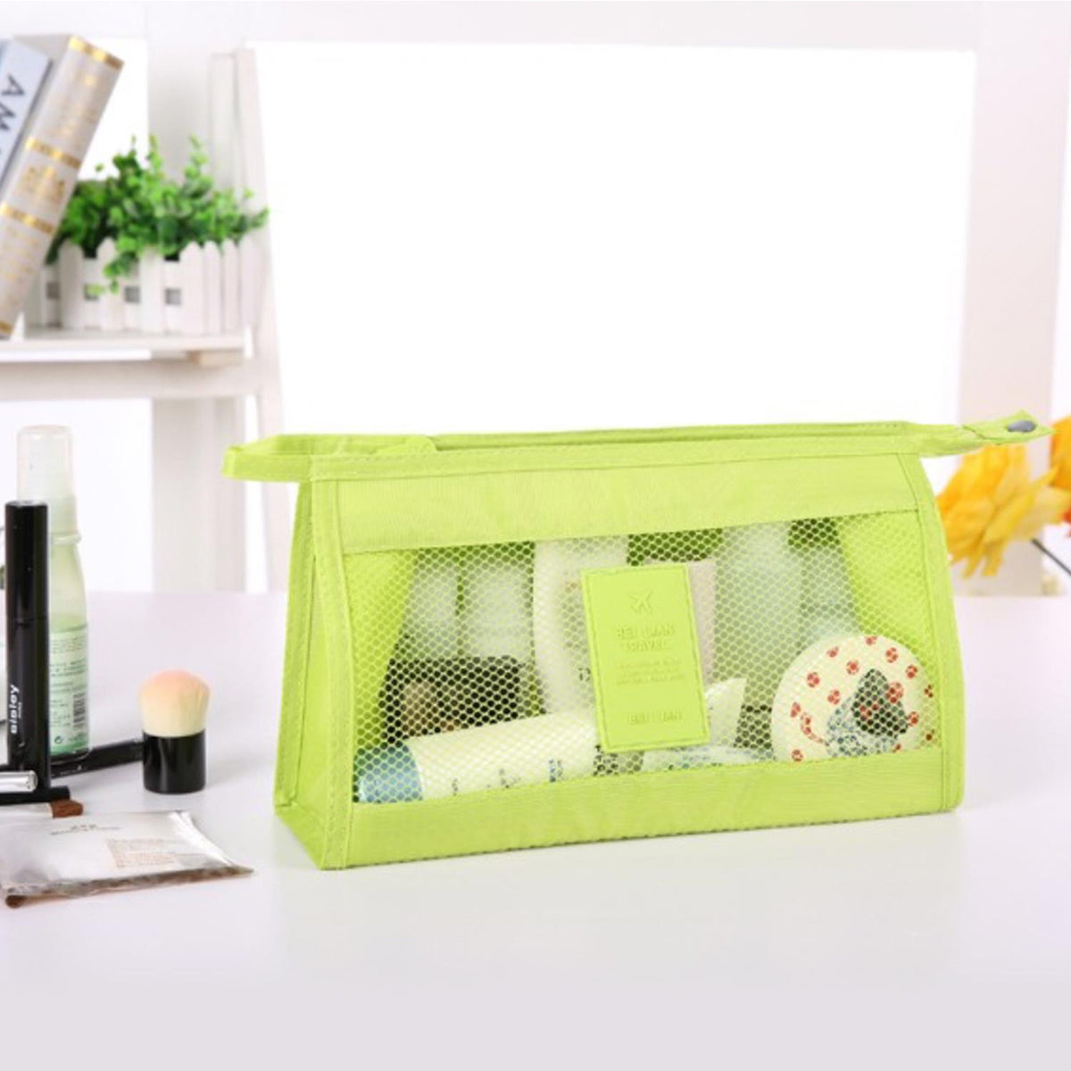 Rangoon Cosmetic Pouch Green