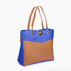 Rangoon Double Handle Tote Bag Blue