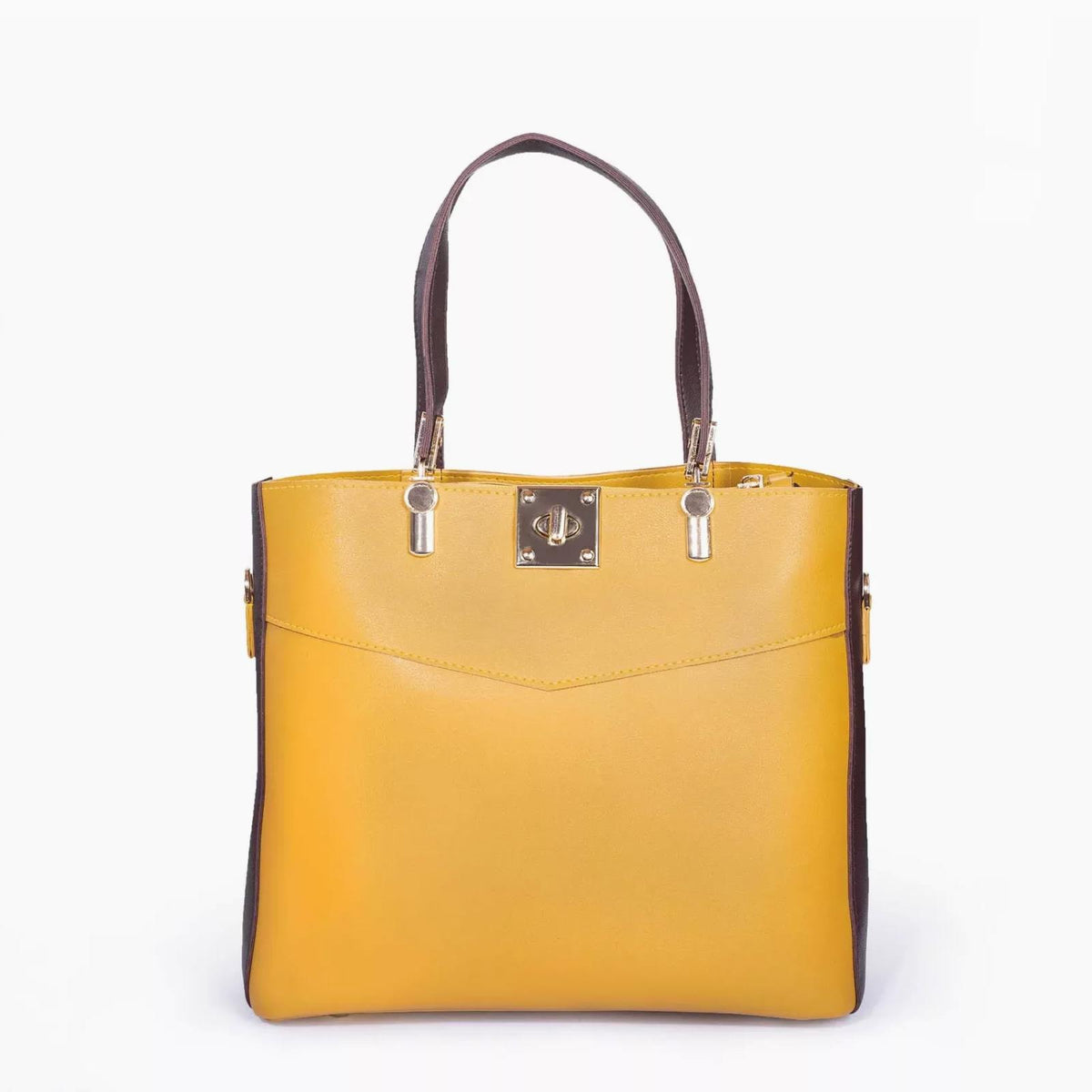 Rangoon Double Handle Tote Bag Mustard