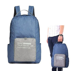 Rangoon Foldable Travel Backpack Light Blue