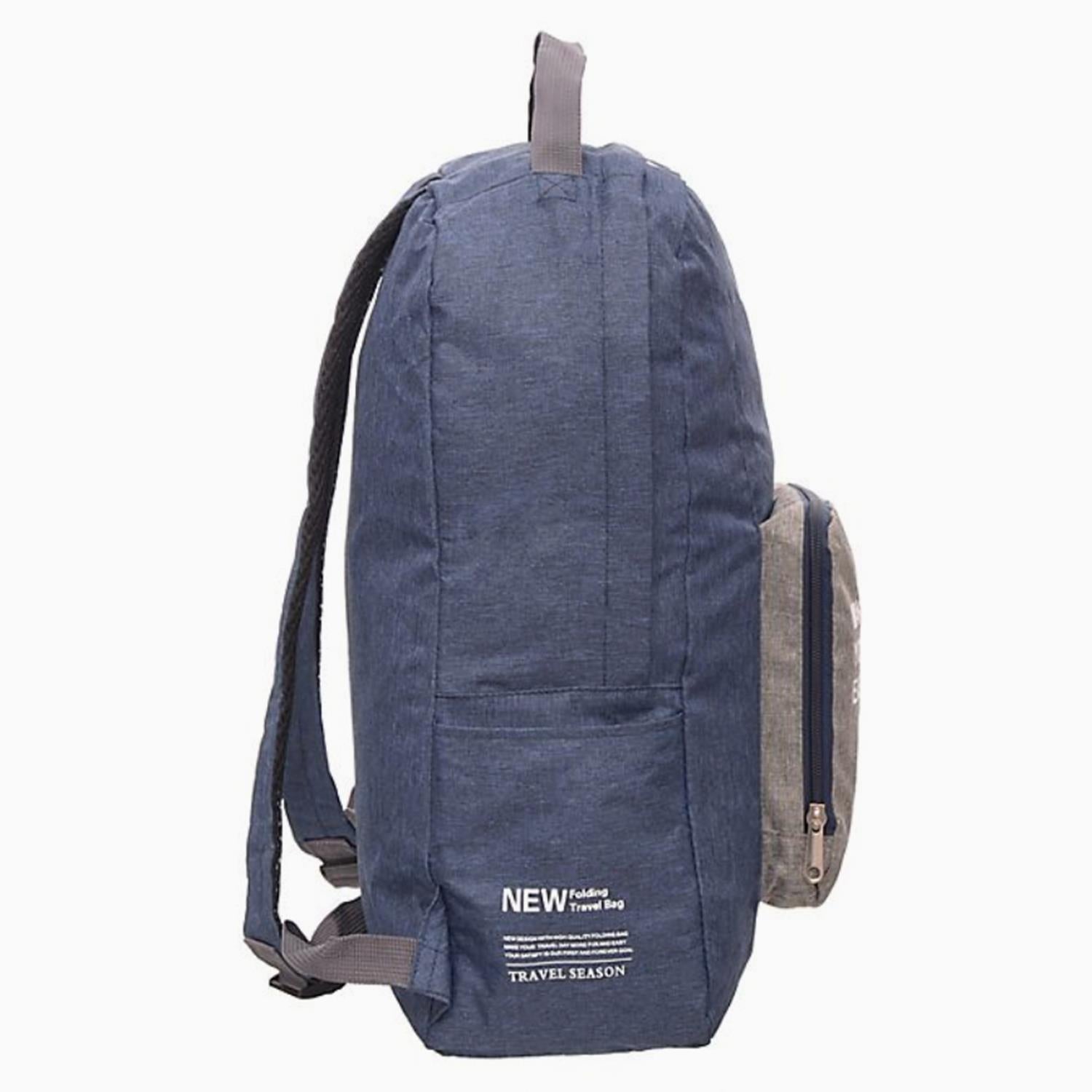 Rangoon Foldable Travel Backpack Navy Blue