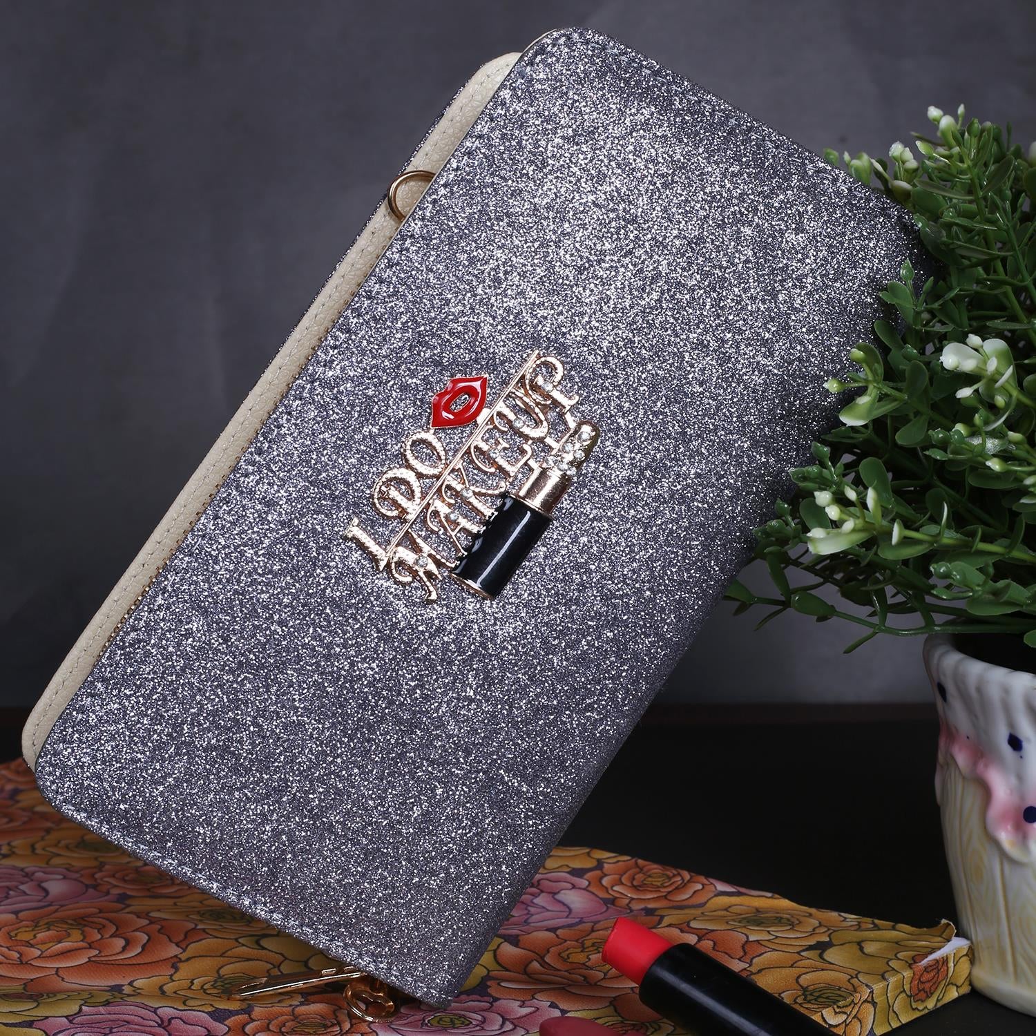 Rangoon I Do Makeup Wallet Grey