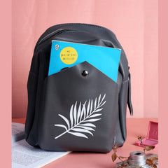 Rangoon Leaf Mini Backpack Grey