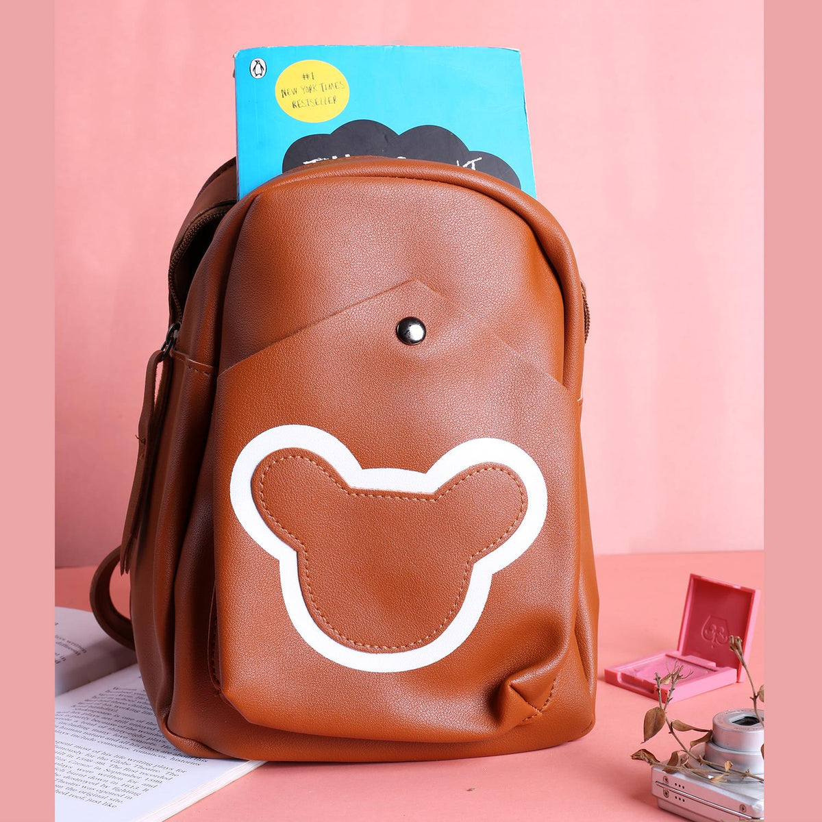 Rangoon Mickey Mini Backpack Brown