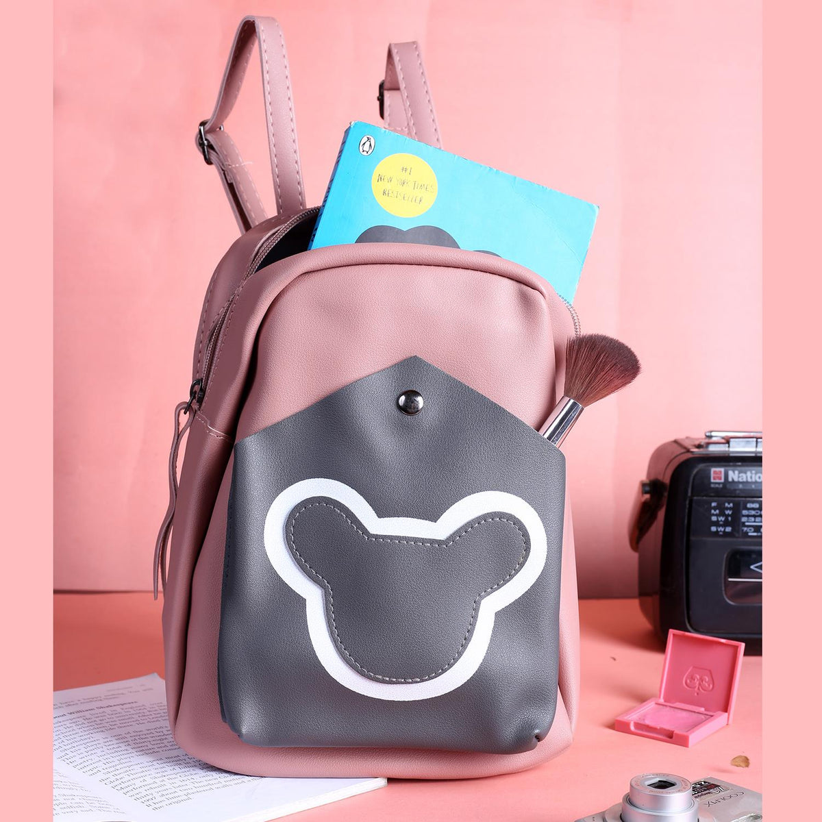 Rangoon Mickey Mini Backpack Pink