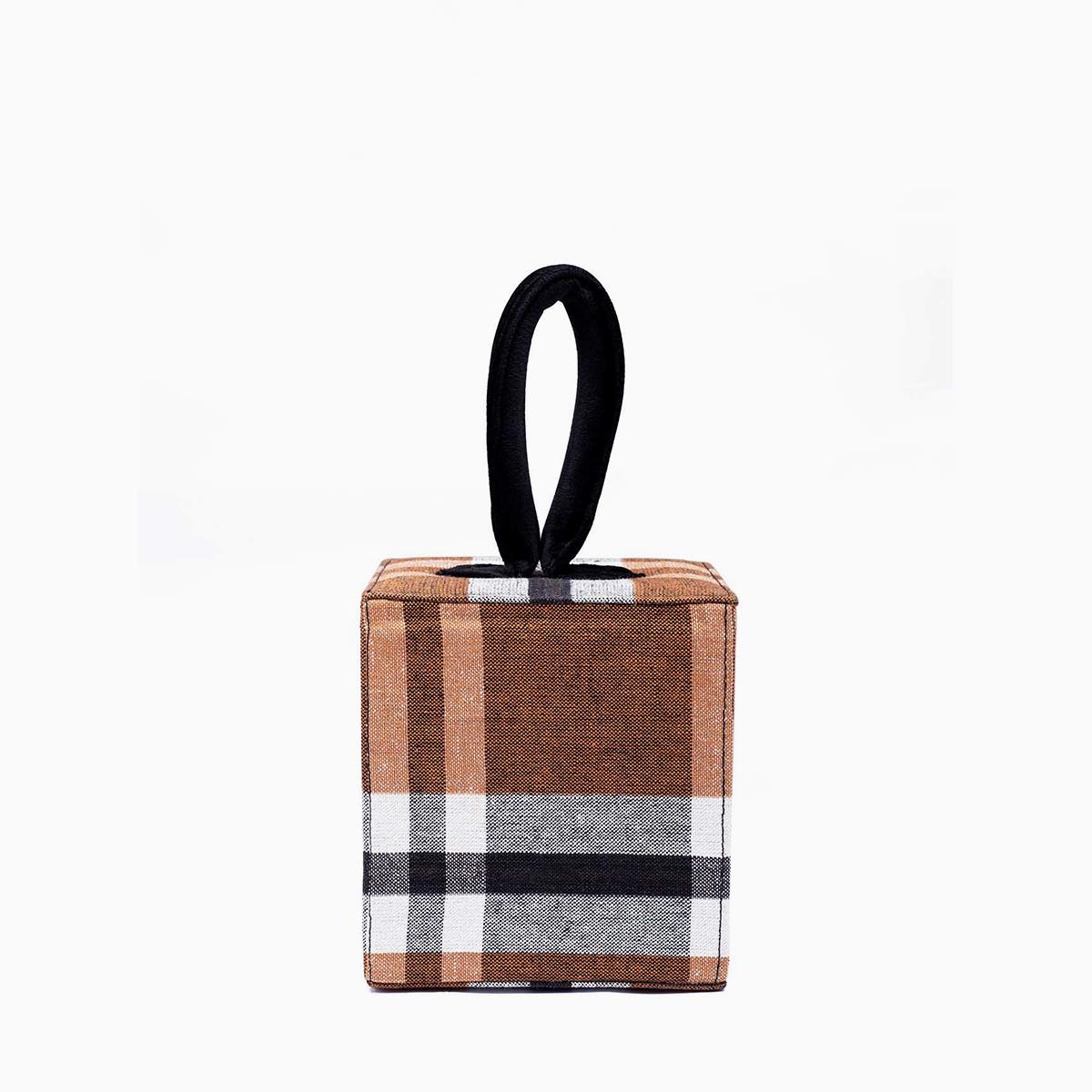 Rangoon Plaid Box Clutch