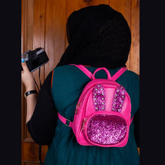 Rangoon Rabbit Mini Backpack Shocking Pink