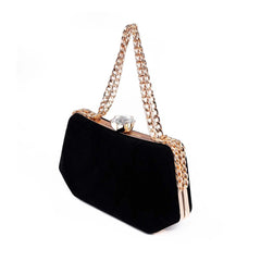 Rangoon Black Velvet Midnight Clutch