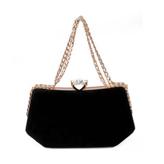 Rangoon Black Velvet Midnight Clutch