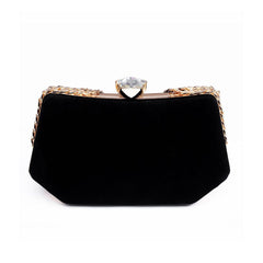 Rangoon Black Velvet Midnight Clutch