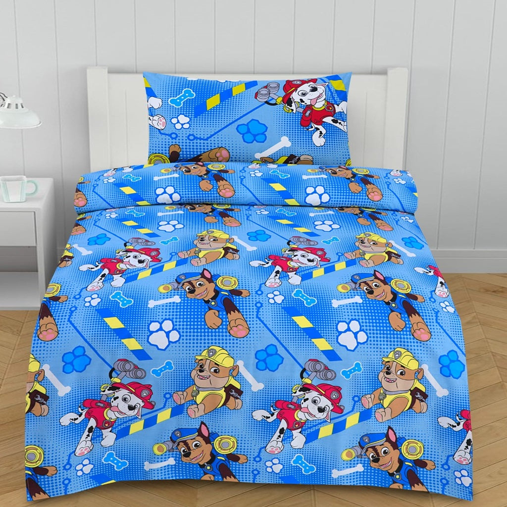 Rescue Rotary 2 Pcs Kids Bedding Set Blue