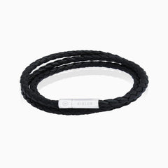 Riblor Leather Bracelet Elmo Black