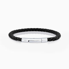 Riblor Leather Bracelet Fabio Black