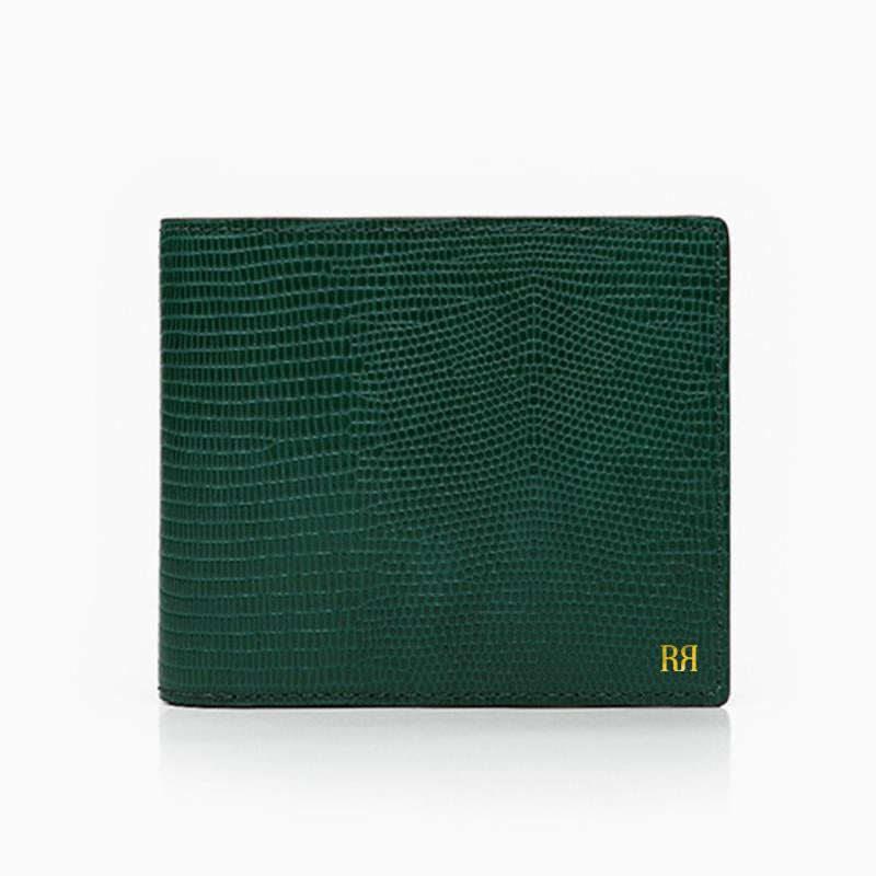 Riblor Italian Leather Billfold Wallet Liz Green