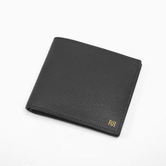 Riblor Italian Leather Billfold Wallet Black