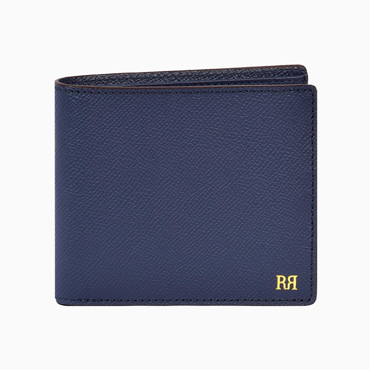 Riblor Serafino Italian Leather Bifold Wallet Blue