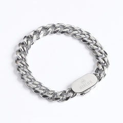 Riblor Stainless Steel Bracelet Silver