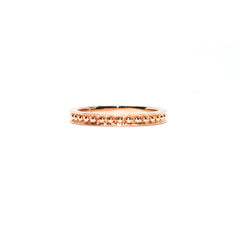 Ring Rose Gold Milgrain Style